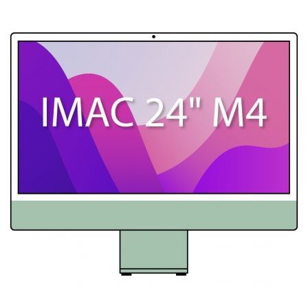 Apple iMac M4 23,5 pulg. Retina 4.5K 16GB 256GB SSD Verde